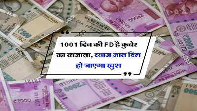 1001 दिन की FD से होगा जबरदस्त मुनाफा! ये बैंक दे रहे हैं बंपर ब्याज, जानिए डिटेल्स...