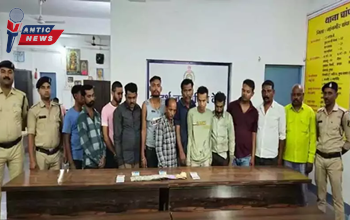 CG: पुलिस की बड़ी कार्रवाई, 12 जुआरी गिरफ्तार, नगद रुपए और ताश जब्त.....