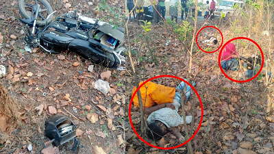 तेज रफ़्तार का कहर: पेड़ से टकराई बेकाबू बाइक, दर्दनाक हादसे में तीन की मौके पर ही मौत...