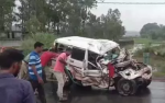 भीषण सड़क हादसा: ट्रेलर ने बोलेरो को मारी टक्कर, 9 की मौत, शादी से लौट रहे थे लोग..